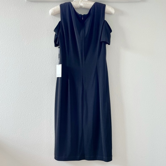 Calvin Klein Short-Sleeve Cold Shoulder Dress - Picture 2 of 5
